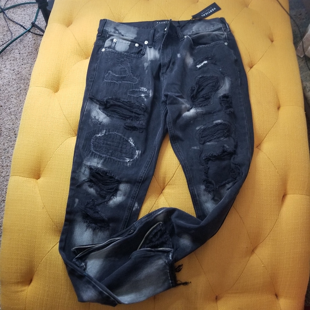Pacsun vertical stretch stacked skinny jeans